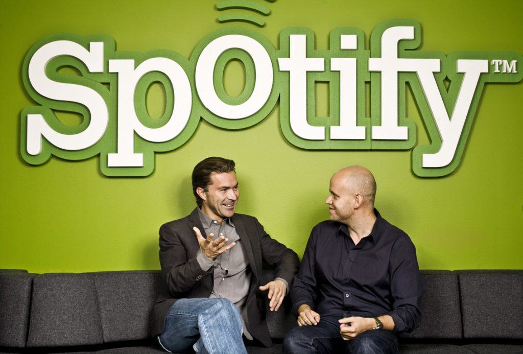 Daniel Ek and Martin Lorentzon